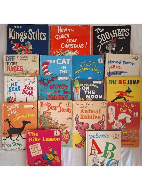 Dr. Seuss Other - Dr Seuss Bright & Early Beginner Berenstain Bears Vintage Book 17 Lot